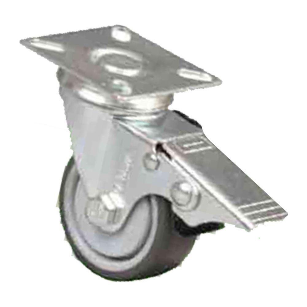 Viking TPR on PP Core Castor Wheels (220) (Swivel w/ Brake) | Viking by KHM Megatools Corp. Viking TPR on PP Core Castor Wheels (220) (Swivel w/ Brake) | Viking by KHM Megatools Corp.